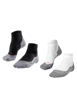 Sports Socks Dama Falke RU4 Endurance Short 2-Pack Short sock Multicolored | 2908PXZSG