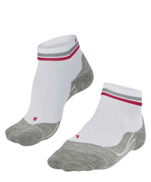 Sports Socks Dama Falke RU4 Endurance Short Reflect Running Short sock Albi | 6573CBJVD