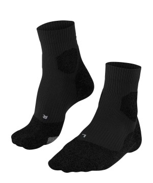 Sports Socks Dama Falke RU Trail Grip Running Socks Negrii | 1294QKIVM