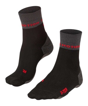 Sports Socks Dama Falke RU True Motion Nevos Running Socks Negrii | 8057DEGZO