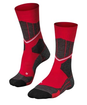 Sports Socks Dama Falke SC1 Skiing Socks Rosii | 8049KWSVL