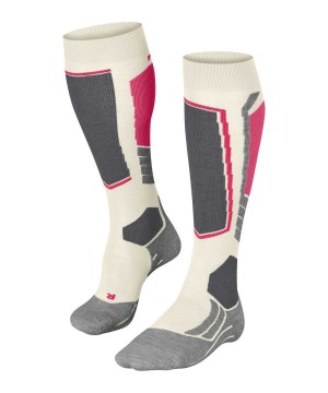Sports Socks Dama Falke SK2 Intermediate Skiing Knee-high Socks Albi | 8952KDTWA
