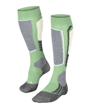Sports Socks Dama Falke SK2 Intermediate Skiing Knee-high Socks Verzi | 6130FLCNZ