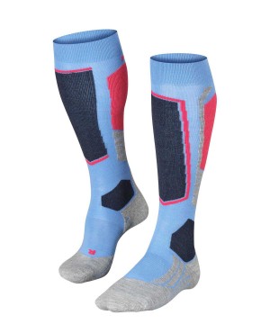 Sports Socks Dama Falke SK2 Intermediate Skiing Knee-high Socks Albastri | 2647QVXJR