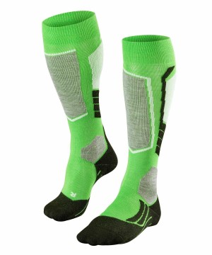 Sports Socks Dama Falke SK2 Intermediate Skiing Knee-high Socks Verzi | 1047FBVNY