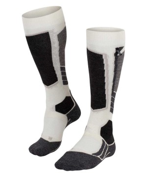 Sports Socks Dama Falke SK2 Intermediate Skiing Knee-high Socks Albi | 4598POJDN