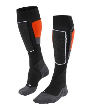 Sports Socks Dama Falke SK4 Advanced Skiing Knee-high Socks Negrii | 8504ZPIUE