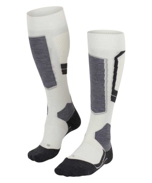 Sports Socks Dama Falke SK4 Advanced Skiing Knee-high Socks Albi | 5137UDYEN