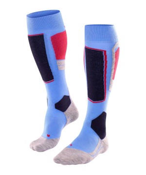 Sports Socks Dama Falke SK4 Advanced Skiing Knee-high Socks Albastri | 8120BVOQU