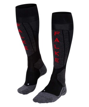 Sports Socks Dama Falke SK5 Expert Skiing Knee-high Socks Negrii | 3597ITFZR