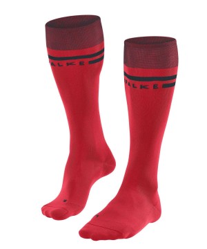 Sports Socks Dama Falke SK7 Race Skiing Knee-high Socks Rosii | 5341DGXBO