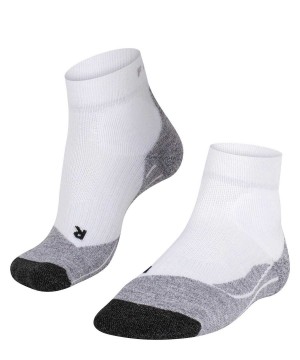 Sports Socks Dama Falke TE2 Short Tennis Short sock Albi | 8970QGSVT