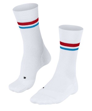 Sports Socks Dama Falke TE4 Classic Tennis Socks Albi | 2413KVDNI