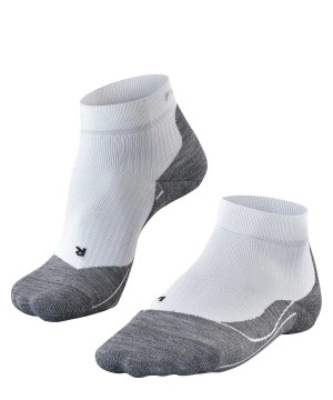 Sports Socks Dama Falke TE4 Short Tennis Short sock Albi | 1285GVTEN