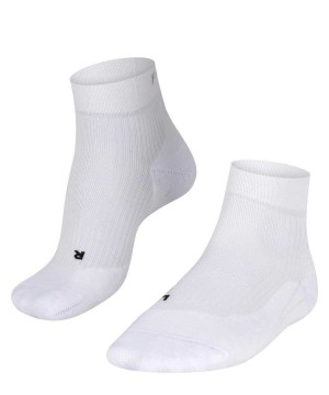 Sports Socks Dama Falke TE4 Short Tennis Short sock Albi | 9420VGPQE