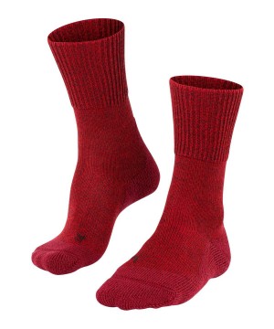 Sports Socks Dama Falke TK1 Adventure Wool Trekking Socks Rosii | 7510QVCWR