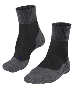 Sports Socks Dama Falke TK2 Explore Cool Short Trekking Short sock Negrii | 2364AIPCV
