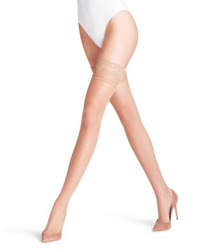 Thigh Highs Dama Falke Invisible Deluxe 8 DEN Stay-ups Maro | 3210GWJYK
