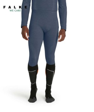 Tights Barbati Falke Tights Wool-Tech Albastri | 6148OTFRN