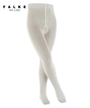 Tights Copii Falke Classic Rib Tights Albi | 9840KOZUN