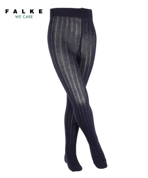 Tights Copii Falke Classic Rib Tights Albastri | 9510HOAYD