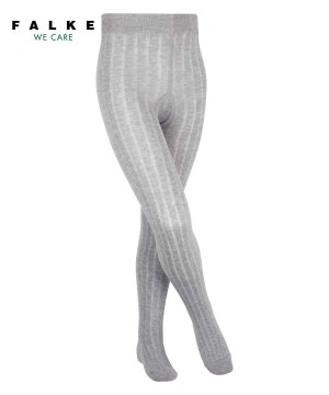 Tights Copii Falke Classic Rib Tights Gri | 5132VKNRI
