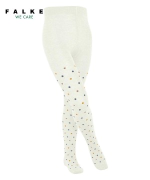 Tights Copii Falke Multidot Tights Albi | 0937EHPMR