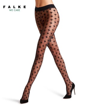 Tights Dama Falke Hedonism 15 DEN Tights Negrii | 1286KPXTN