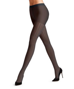 Tights Dama Falke Linear Lounge 25 DEN Tights Albastri | 1573OXLQW