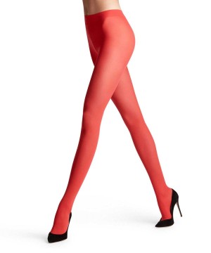 Tights Dama Falke Matt Deluxe 30 DEN Tights Rosii | 3785ZOQVT