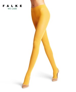 Tights Dama Falke Pure Matt 50 DEN Tights Galbeni | 7896HRWEQ