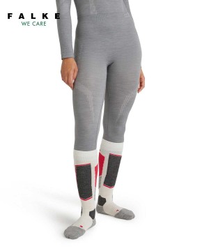 Tights Dama Falke Tights Wool-Tech Gri | 6547KMFEJ