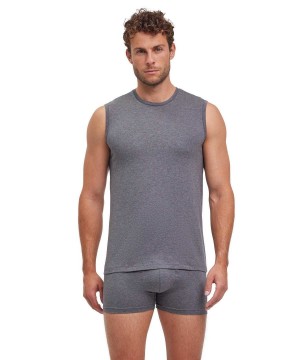Vesta Barbati Falke 2-Pack Top Round-neck Daily Comfort Gri | 5409MJGDT